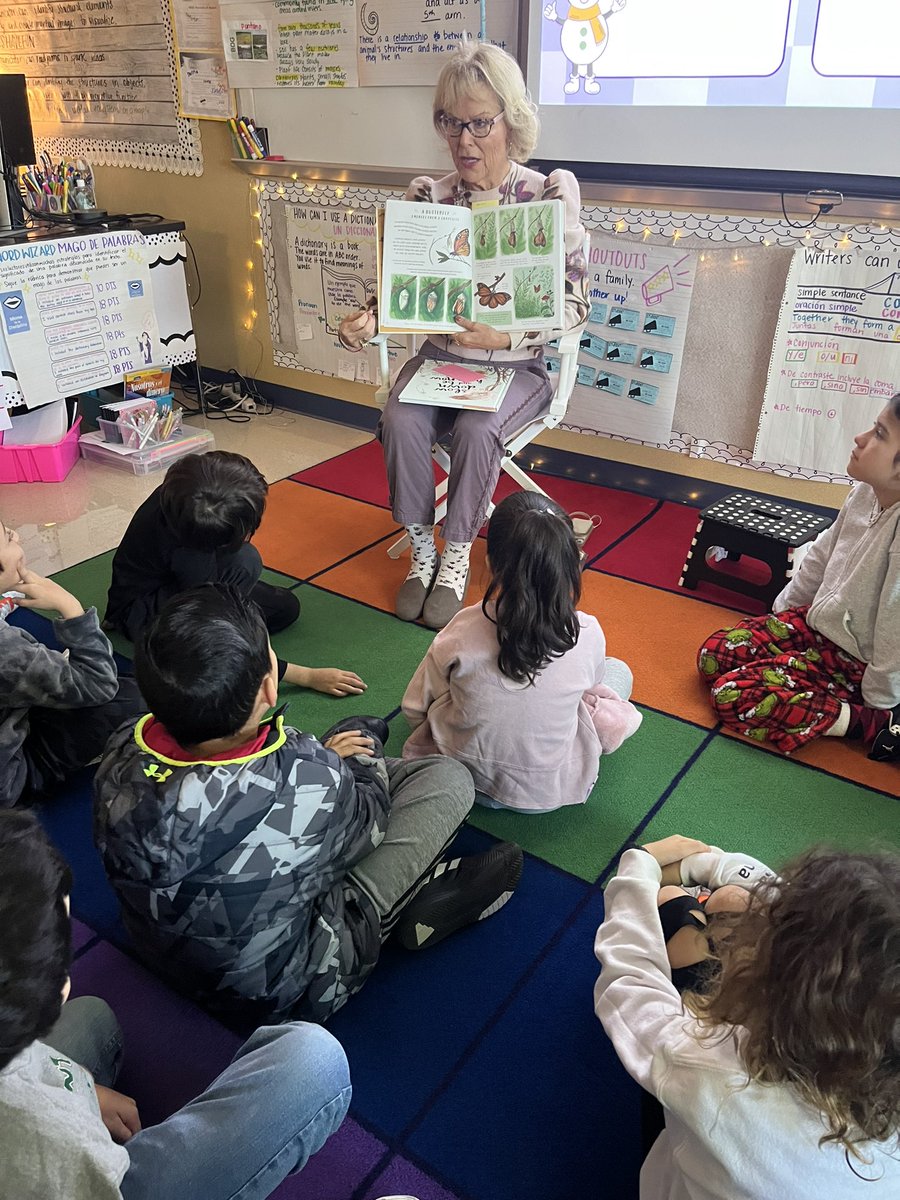 Adaniacsolis's tweet photo. Thank you to @CarolHarle1 for coming to read to our sweet 3rd grade class at @NISDEllison today! Very grateful for members of our community who make time for our students. ❤️ https://t.co/kAKrXuTVbR