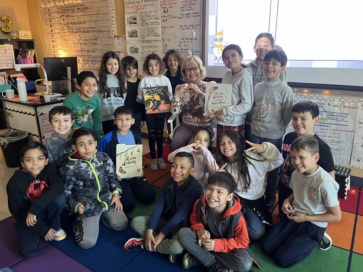 Adaniacsolis's tweet photo. Thank you to @CarolHarle1 for coming to read to our sweet 3rd grade class at @NISDEllison today! Very grateful for members of our community who make time for our students. ❤️ https://t.co/kAKrXuTVbR