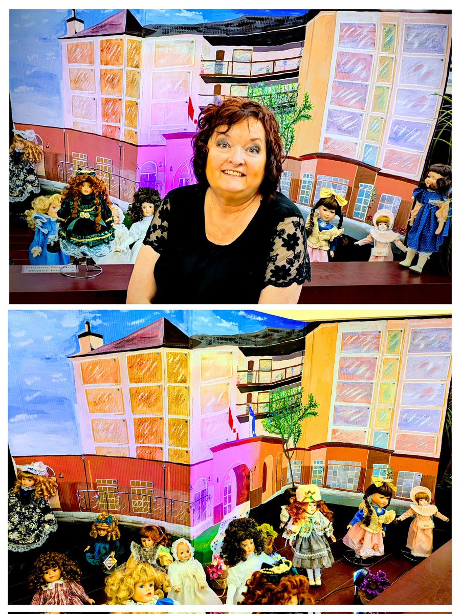 LKeindel's tweet image. @morningshowca #DiscoveryPlace a seniors community in #DevonAlberta is beating the winter blues with a #vintagedoll celebration. Waffles the #TherapyDog wants to be on #furryfriday. We will try to raise $donations with a doll event. I did 33 make-overs in the gals.
