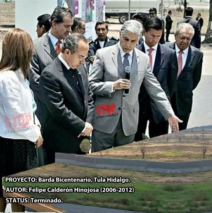 Pedronndez1's tweet image. Refinería BOROLAS🤣👇🏽
&quot;La ingeniería básica quedó al 100 y la barda también&quot; -Felipe Calderón-
@FelipeCalderon @Luisfecalderonz @Mzavalagc @XochitlGalvez @EPN @AccionNacional #RefineríaBorolas #TulaHidalgo @Adela_Micha.