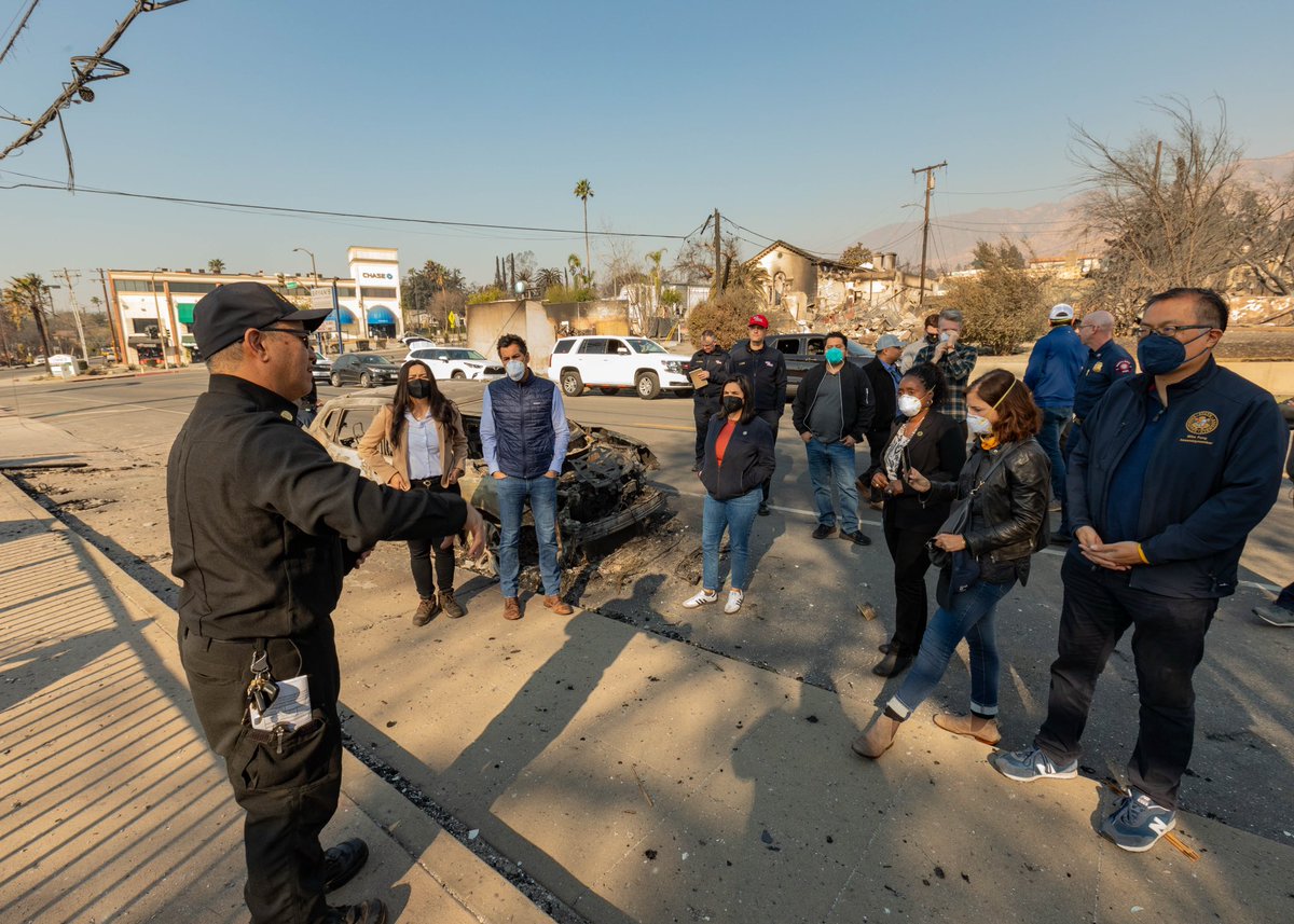 AsmCaloza's tweet photo. In moments of crisis, leadership matters. Thank you @CASpeakerRivas for centering the voices of our most impacted communities by the wildfires. From meeting with our fire fighters and first responders to listening to local leaders and residents in Altadena, Pasadena, Glendale, & Los Angeles, I am confident a united Assembly will be swift, inclusive, and effective in our response so we can rebuild and recover together. Tune in today at 10am for our press conference.

https://t.co/QPD8GdUn18