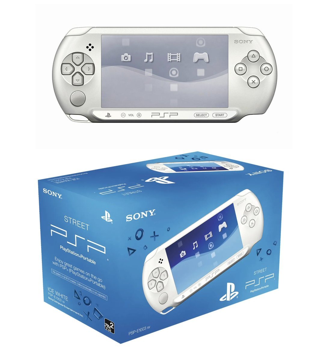 PSP(ホワイト) PSP Console Ceramic White PSP-1000 PS Portable SONY
