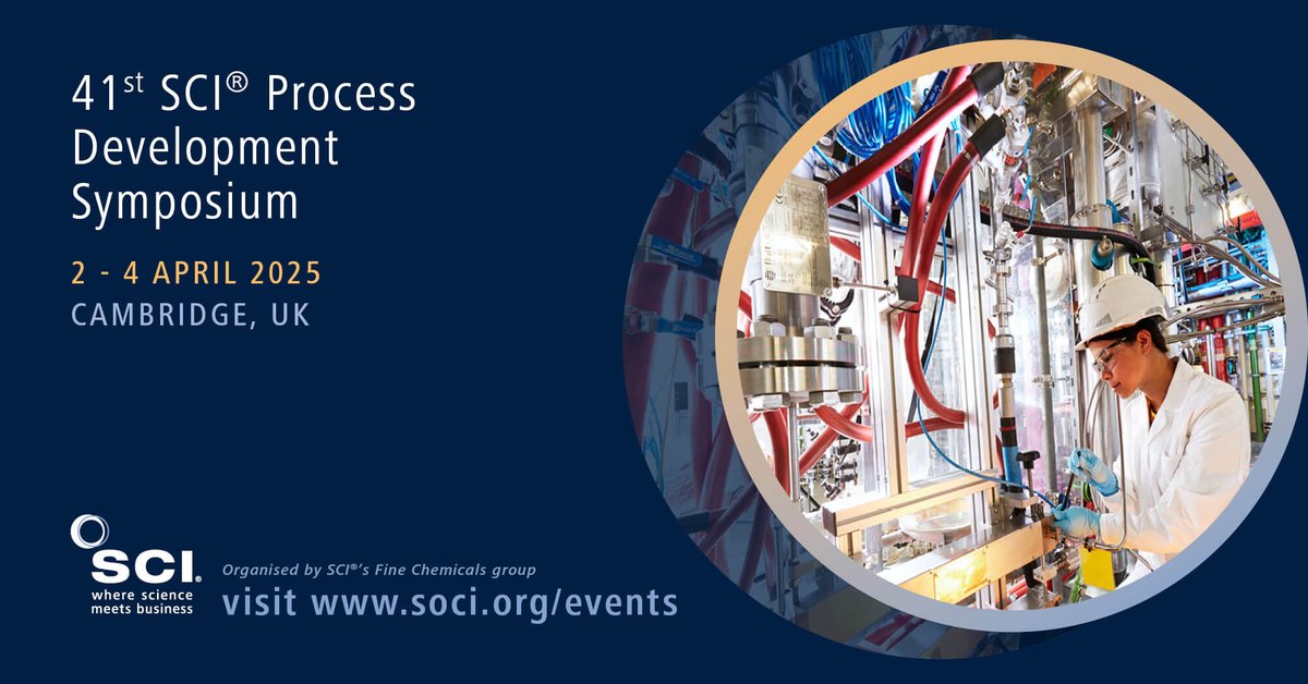 SCIupdate's tweet photo. 📢 Register now: Early bird offer ends 27 January 2025! https://t.co/vMYsuBtvpe 

This meeting brings together experts from across the entire spectrum of the discipline to present state of the art process development. https://t.co/mP6PQxjBTB