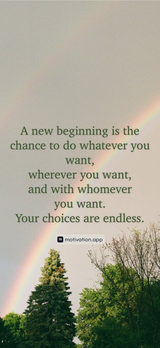 kindredkeisha's tweet photo. A new beginning is the chance to do whatever you want, wherever you want, and with whomever you want. Your choices are endless. https://t.co/RWS7tGdz4g