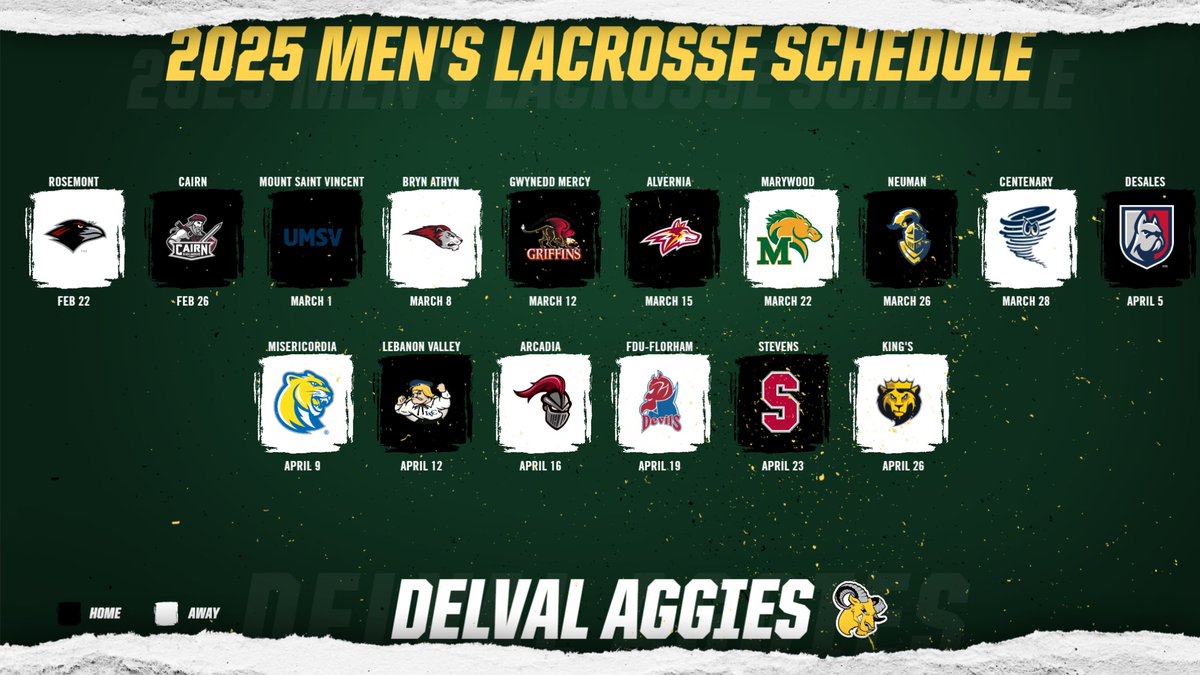 DelVal Athletics (@dvuaggies) on Twitter photo Men's LAX (<a href="/dvumlax/">DelVal Lacrosse</a>) is right around the corner! The Aggies begin their 2025 season on the road on February 22 at Rosemont!
#TogetherWeDoMore Men's LAX (<a href="/dvumlax/">DelVal Lacrosse</a>) is right around the corner! The Aggies begin their 2025 season on the road on February 22 at Rosemont!
#TogetherWeDoMore