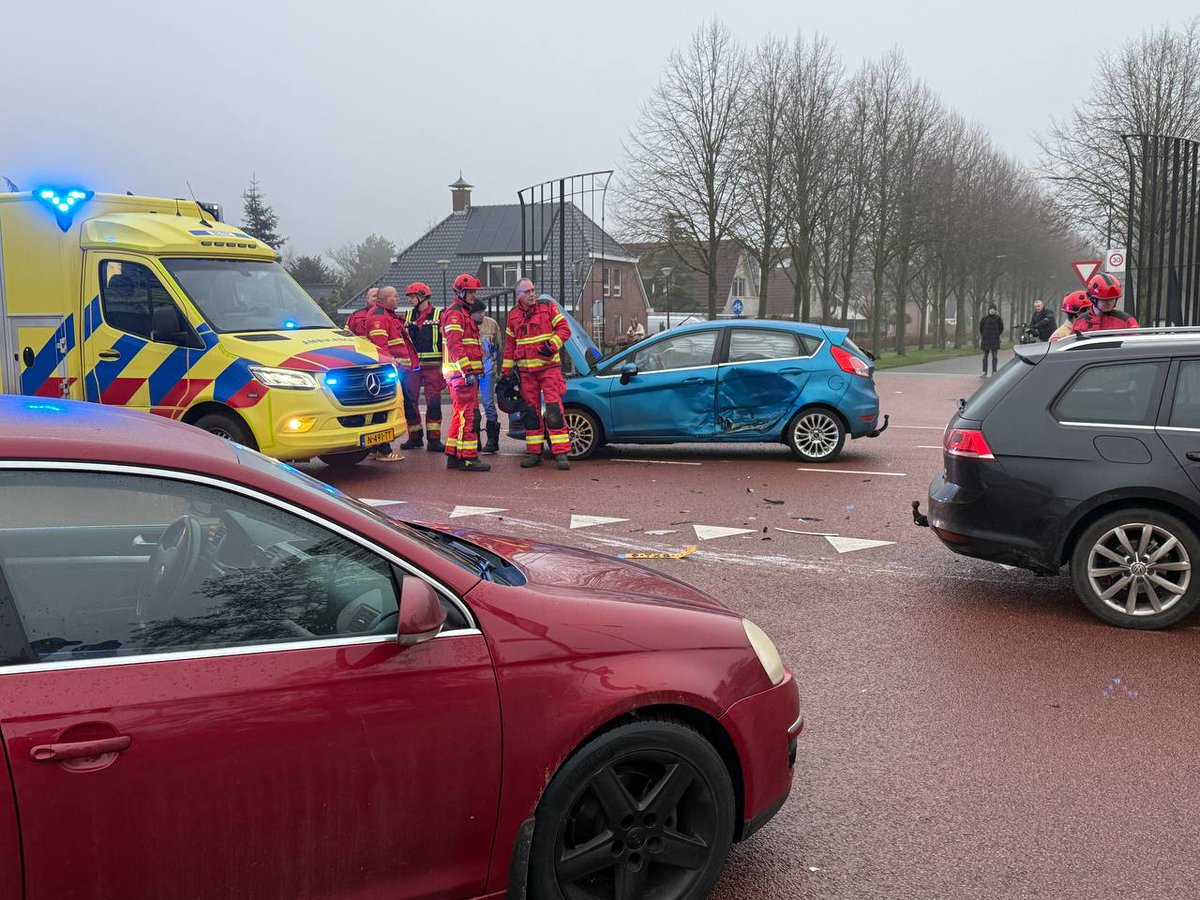 Automobilisten botsen op kruising Auwemalaan met Kalkoven