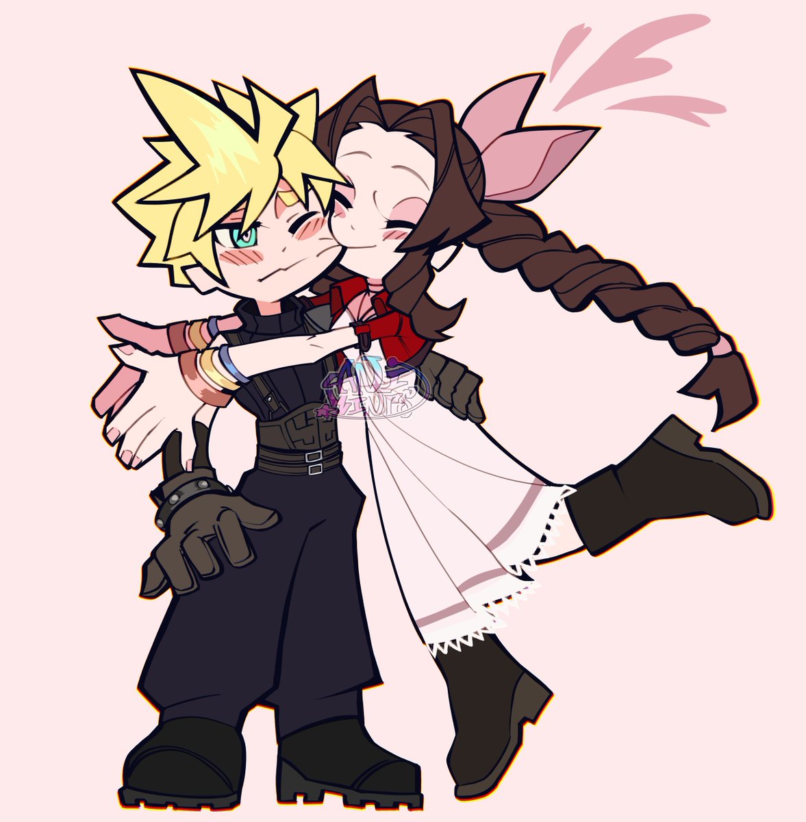 Clerith but I Panty and Stocking-ified them for a certain someone’s upcoming edit 👀

#CloudStrife #AerithGainsborough #Clerith #FF7