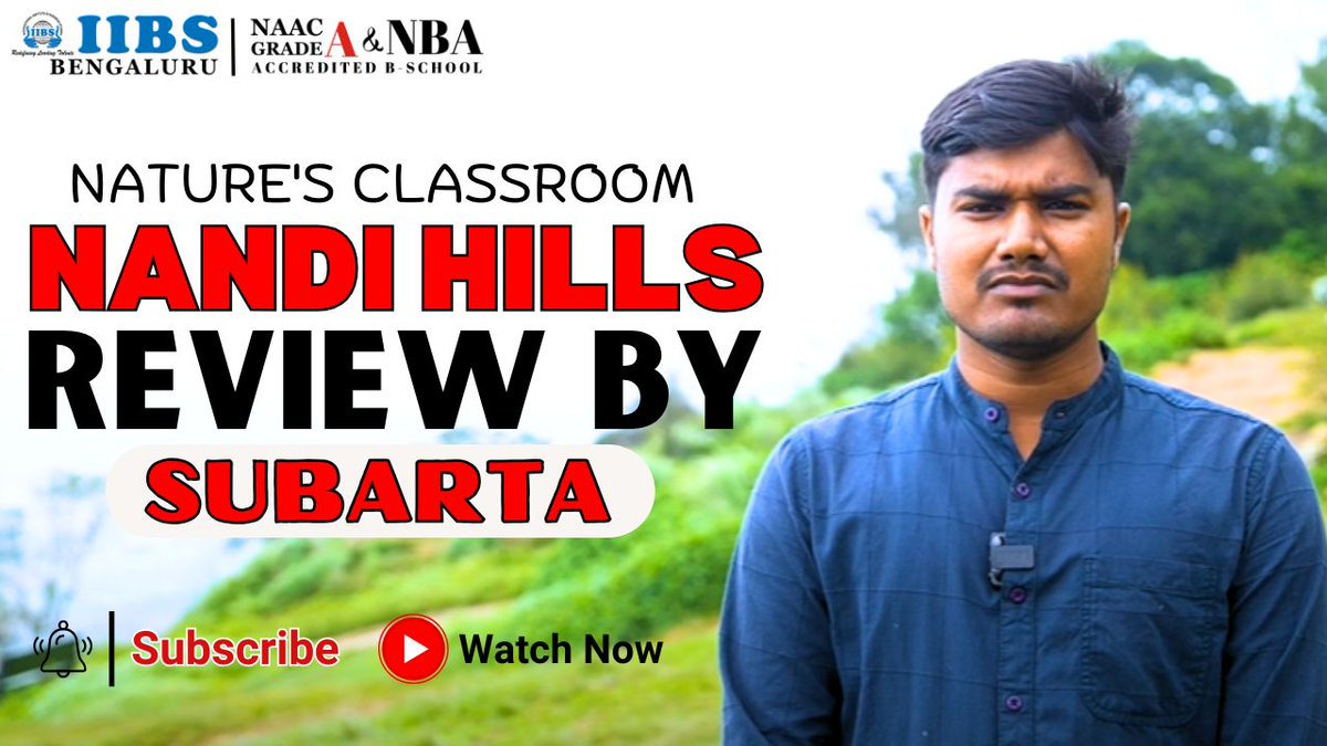 iibsonline's tweet photo. Nature's Classroom | Nandi Hills Review By Subarta | PGDM Batch 2024-26 | IIBS Bengaluru https://t.co/UPKEPNwtau
#CampusLife #StudentStories #Adventure #PGDMExperience #LifeAtIIBS #StudentLife #BangaloreVibes #FutureLeaders #nandihillsbangalore https://t.co/3e8bDXm3dY