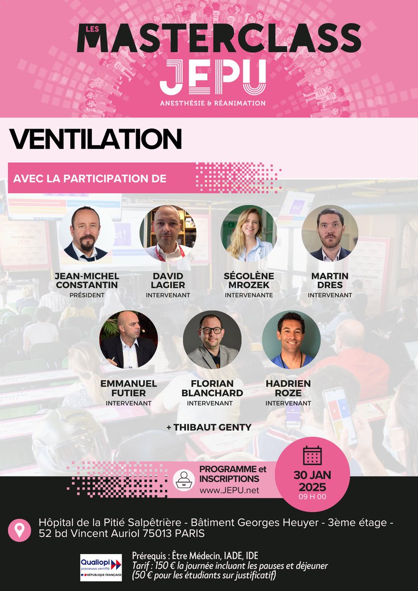 Les MASTERCLASS des J.E.P.U. tweet media