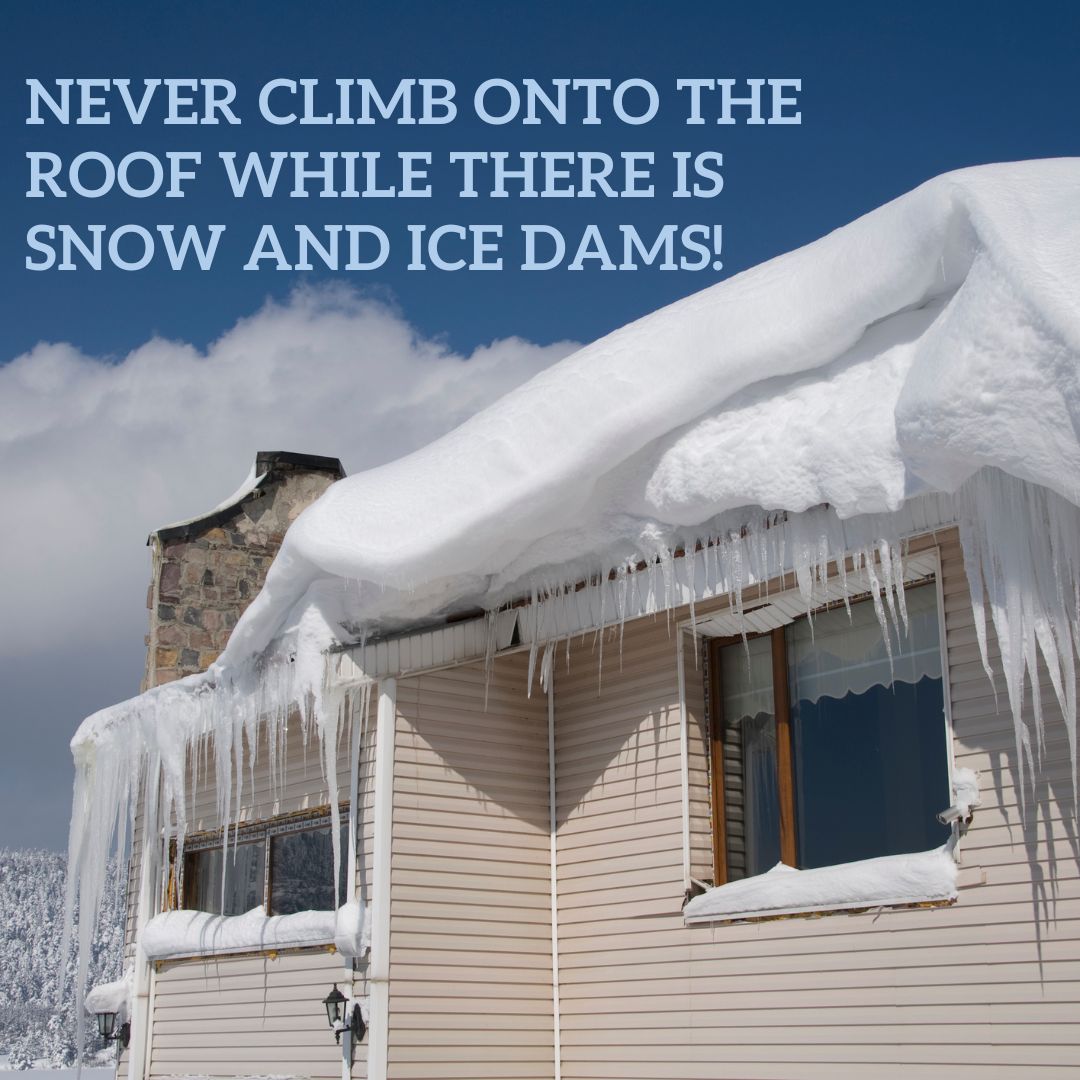 Sartori_Ins_lex's tweet image. Safety First! Avoid climbing onto a snowy or icy roof to remove ice dams on your own—it’s very risky! Instead, use a roof rake from the ground or call a pro to handle it safely. #HomeSafety #IceDamHelp #WinterHomeProtection