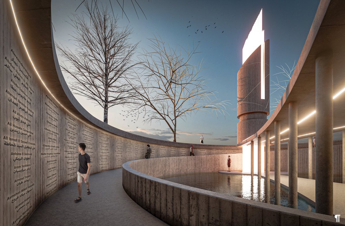 CharbelEtel's tweet photo. Remembering the Beirut Blast through 'Freedom’s Anchor,' the award-winning memorial that I worked on a few years back and what it symbolizes in terms of hope, healing and anchoring the collective memory of Lebanon. 🇱🇧 

#BeirutBlast #LebanonRemembers #ArchitectureForHealing https://t.co/p33bNxofzJ