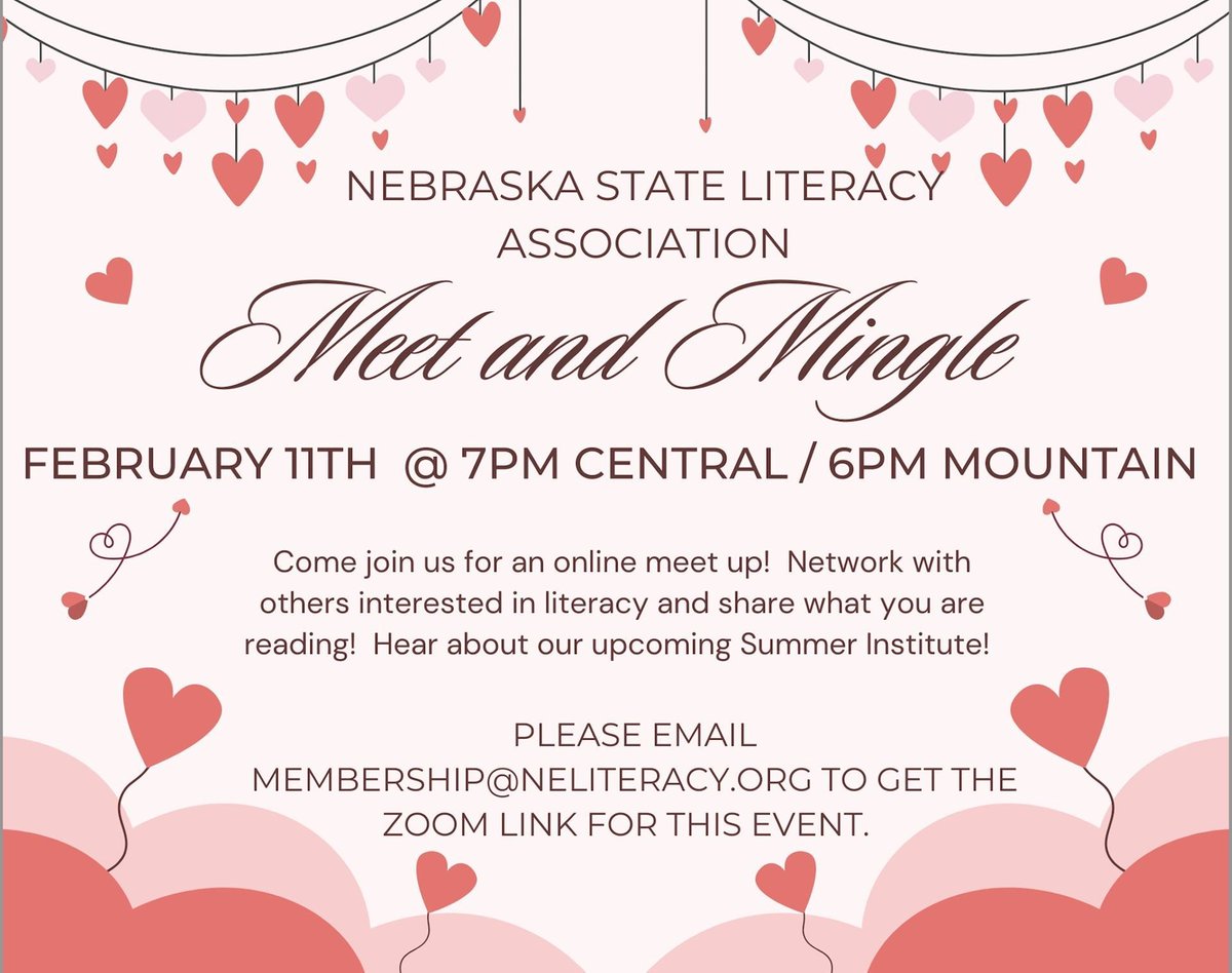 Ms_CStevens's tweet image. Can't wait to network with other lovers of reading on February 11! @NebraskaReads Find out more about NSLA here: neliteracy.org