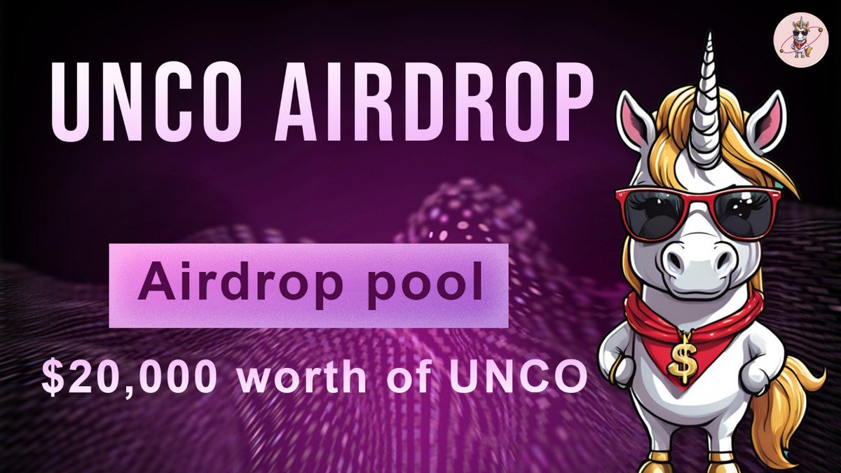 💧 UNCOMEME Airdrop💧

📍 Audit

🏆 Task: ➕ $10 worth of UNCO for 1500 random participants each.

👨‍👩‍👧 Referral: ➕ $5000 worth of UNCO for top 300 referrers.

🔛 Airdrop Link &amp; Information: t.me/AirdropStar/75…

#cryptocurrency #Airdrop #Bitcoin #UNCOMEME #UNCO #Airdropstario