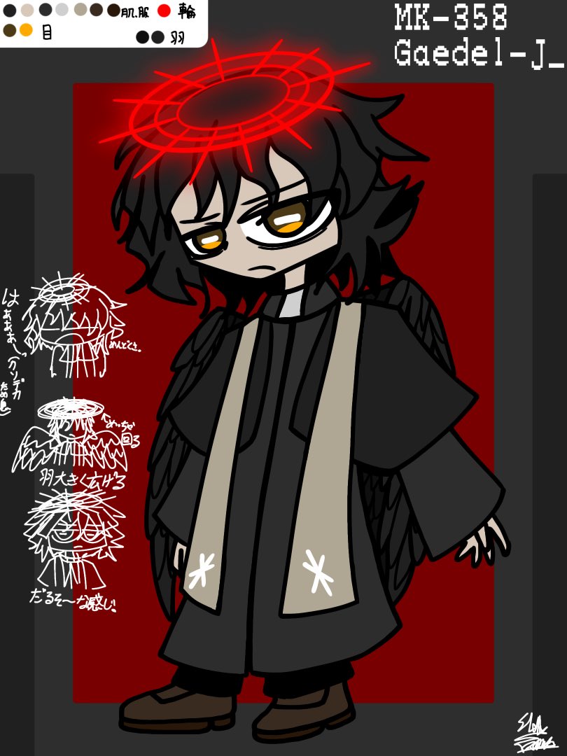 side_shell4527's tweet photo. #Side_Code
新キャラができました！
脱走聖職者の堕天使「ゲーデルＪ」です https://t.co/zYlaloCE2u