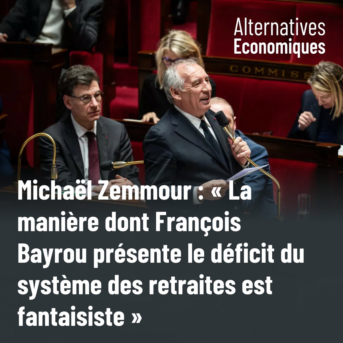 Le discours alarmiste sur les retraites, et fondé sur des chiffres discutables, que tient François Bayrou participe à alimenter une « politique des caisses vides », explique l’économiste Michaël Zemmour.
➡️ altereco.media/rms