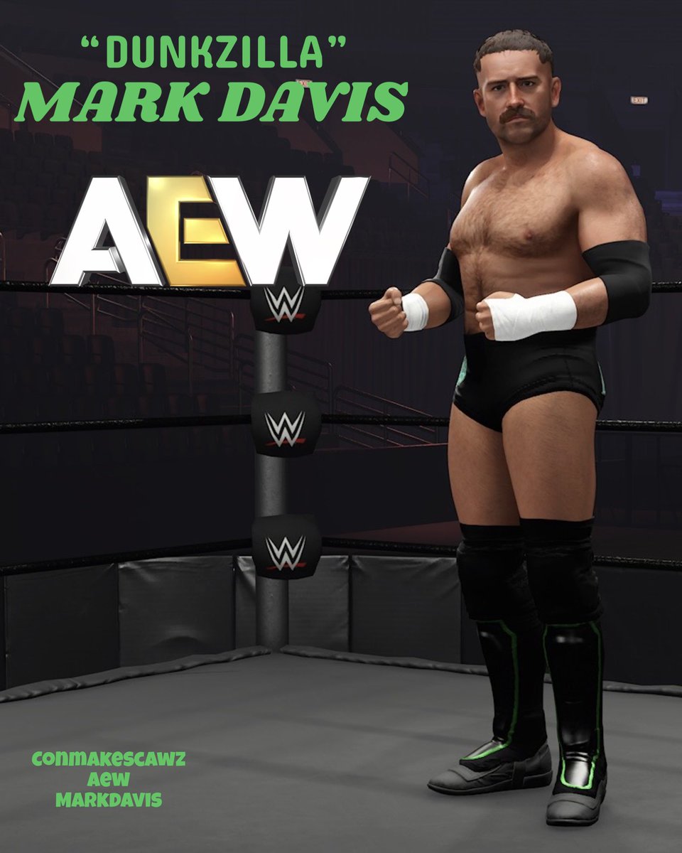 ConMakesCaws's tweet image. “DUNKZILLA” MARK DAVIS!🦖🇦🇺

( @DUNKZILLADavis )

Up now on the #WWE2K24 CC, huge shoutout to @MisterFiendX for the body texture.

Search the below tags:

#conmakescawz #markdavis #AEW