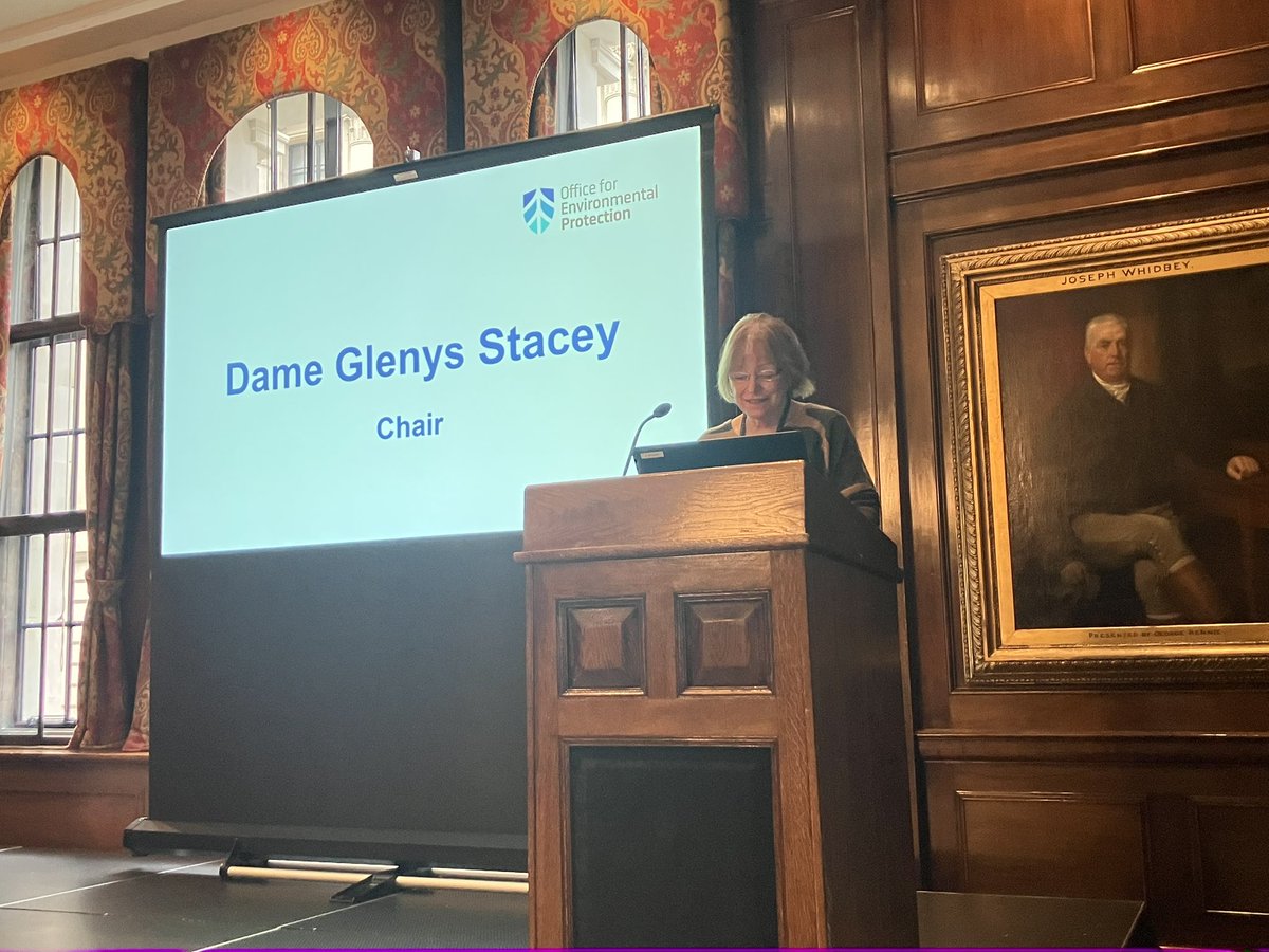 I was struck this morning by the sense of dire urgency expressed by Dame Glenys Stacey, Chair of the <a href="/OfficeforEP/">The Office for Environmental Protection</a>, on the need to quickly ramp up efforts to get on track to meet legally binding Nature goals. Time is running out, &amp; so is Nature. 

theoep.org.uk/report/governm…
