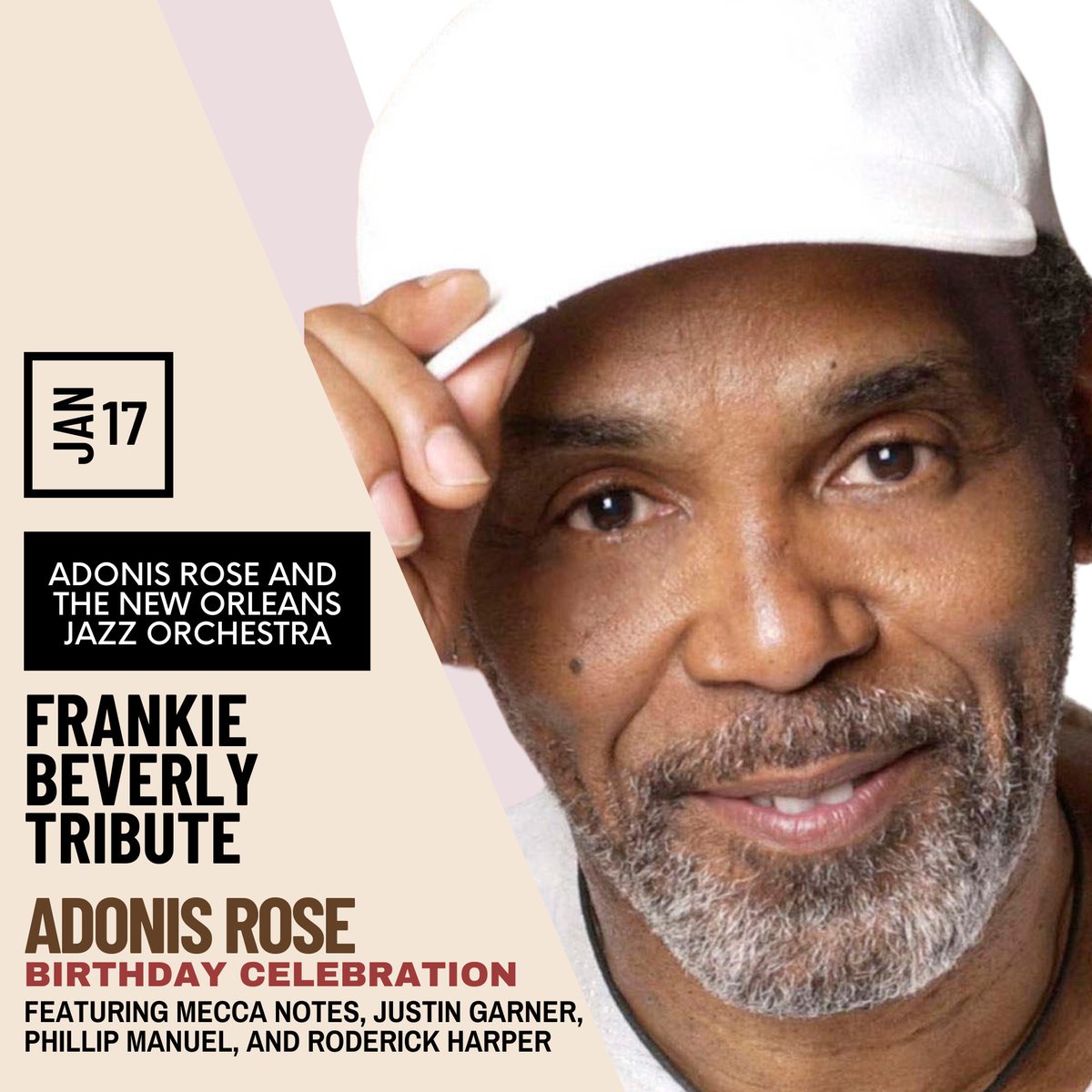 Tomorrow: Frankie Beverly Tribute &amp; Adonis Rose Birthday Party &amp; Fundraiser - mailchi.mp/thenojo/happyh…