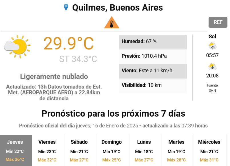 #Alerta | #DeporteYSalud | 🥵 #OlaDeCalor |  🌡️ Hoy: máxima de 36°. Todo lo que tenés que saber si querés ejercitarte de forma segura a pesar de las altas temperaturas.
.
#CuidateDelCalor #HaceleCasoAlDocDQ #DeportesEnQuilmes
.
Descubrilo en: deportesenquilmes.com.ar/spip.php?artic…