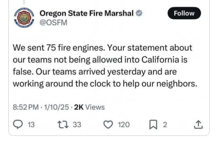 Isarkie's tweet photo. @MilaLovesJoe Typical magat, politicizing a disaster, making up lies and bullshit stories about support efforts.  Keep lying, you're showing your roots https://t.co/R78XPQ9R3C