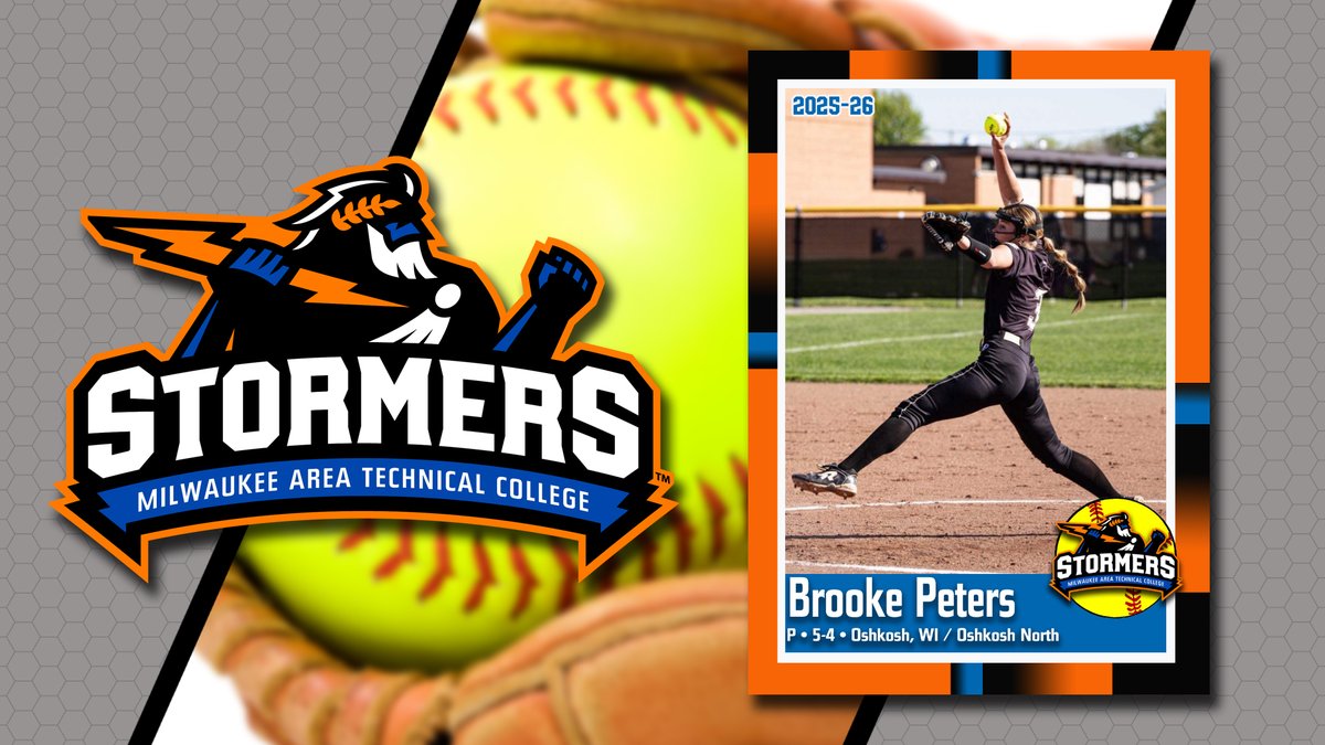 MATC_Athletics's tweet image. Stormers Softball Signs 2025 Recruit Brooke Peters
 
matcstormers.com/news/2025/1/16…