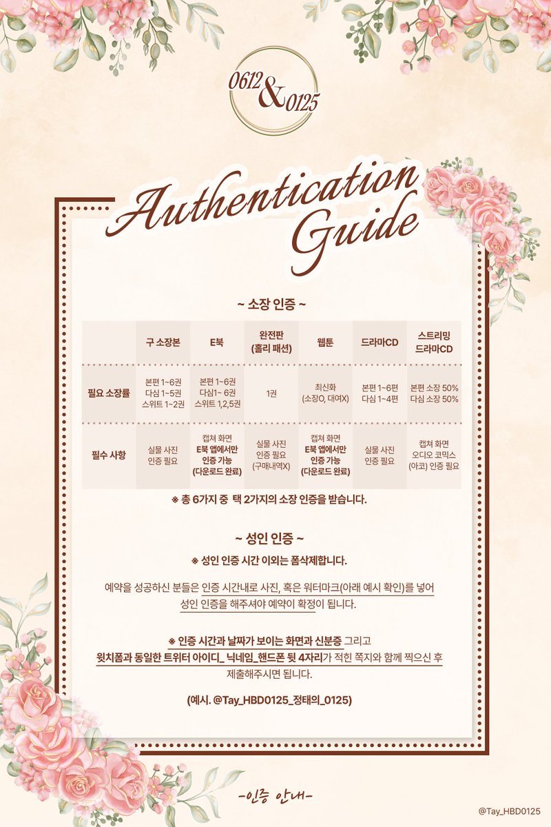 0612_0125 정태의 생일카페 예약폼입니다. 
공지를 잘 확인해주세요.

1월 17일 금요일 9시부터 순차적으로 폼이 오픈됩니다. 

24일폼 9시 오픈
witchform.com/deposit_form.p…

25일폼 9시 15분 오픈
witchform.com/deposit_form.p…

26일폼 9시 25분 오픈
witchform.com/deposit_form.p…