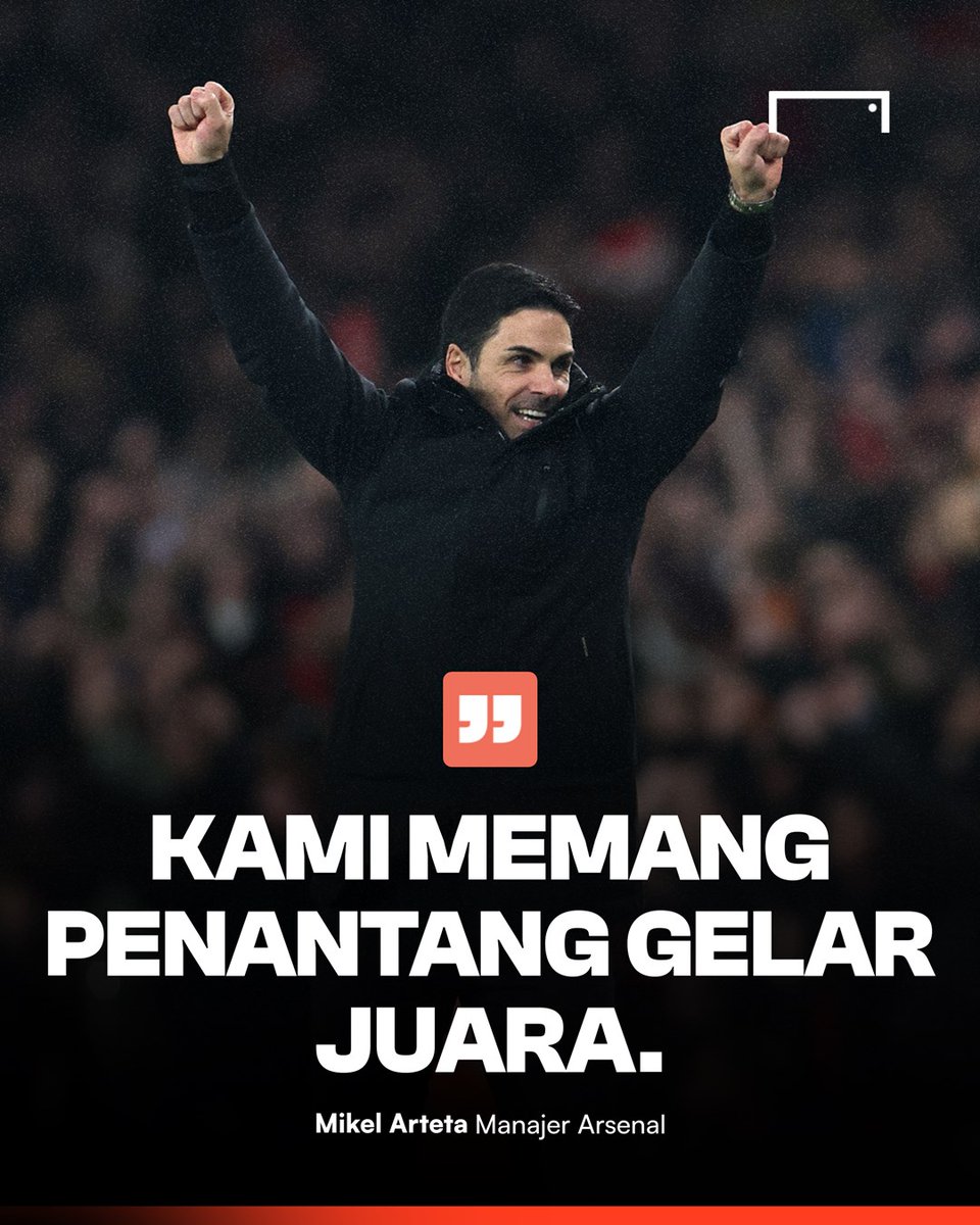 GOAL_ID's tweet photo. Habis menang di Derby London Utara, Mikel Arteta dengan pede menegaskan bahwa Arsenal adalah pesaing juara untuk Liverpool 😇

Bagaimana pendapat kalian? 🤔

#Arsenal #Liverpool #EPL https://t.co/RBo1WS6Sba