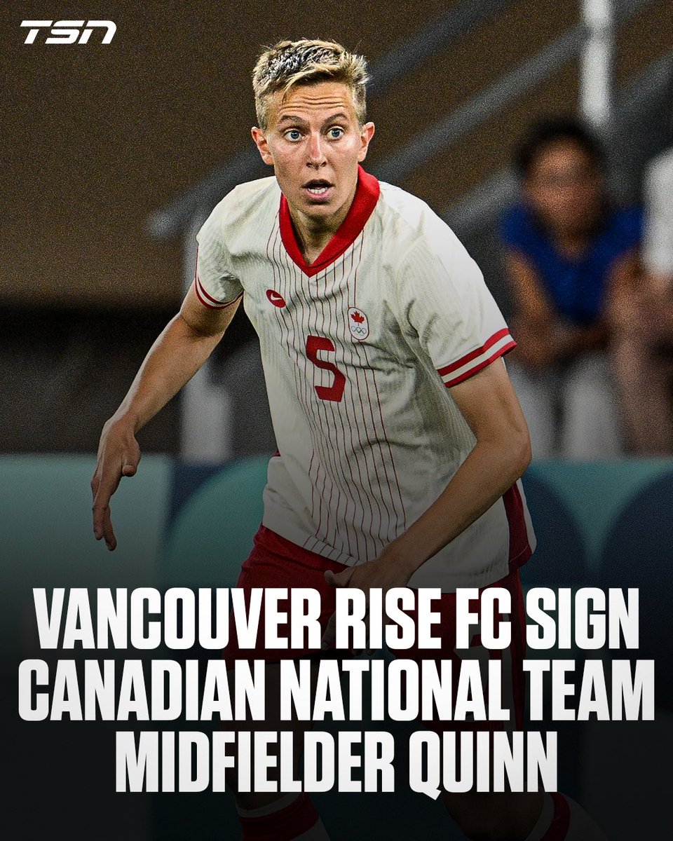 TSN_Sports's tweet image. Olympic gold medalist Quinn is set to join the NSL as a member of Vancouver Rise FC! 🇨🇦