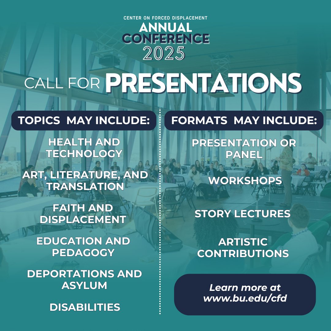 cfd_center's tweet image. Contribute to CFD’s THIRD Annual Conference, scheduled for April 7th and 8th, 2025. Learn more here: bu.edu/cfd/2024/12/19…