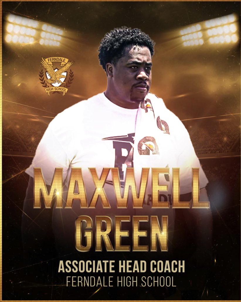 New Beginnings…Ferndale let’s work!🦅🦅🦅

#FearTheFlock