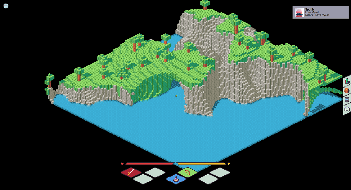 yawpgames's tweet photo. Fixed the bug with chunk decorations (trees partially visible).
And continuing with the idea of giving live to the world I'm gonna continue with combat and start implementing Mob Spawns.
#indiedev #indiegame #pixelart #gamedev #solodev #indietech #isometric https://t.co/u9TNQ0I9bI