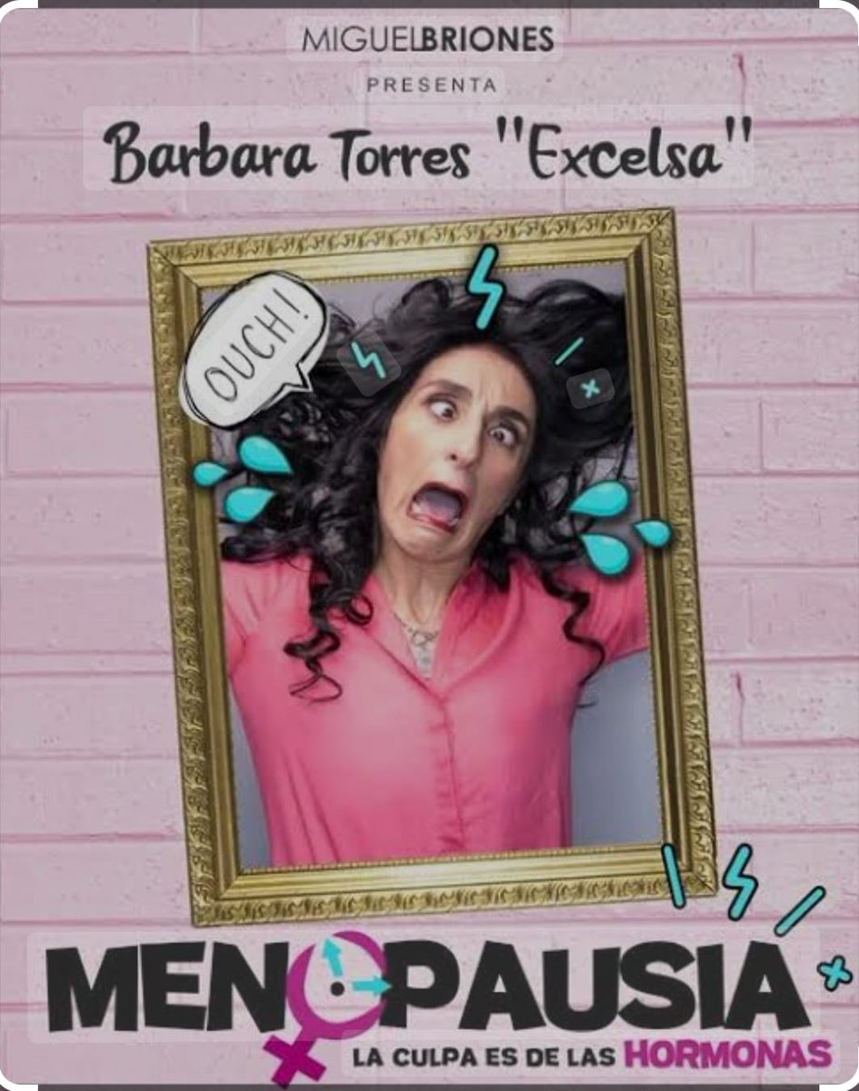 venalteatroMX's tweet photo. Teatro pases dobles para "Menopausia la culpa es de las hormonas" HOY Nuevo Teatro Versalles 8:30pm
Únicamente:

🌟Nombre completo
🌟Like y RT
🌟 Capturas de pantalla de que nos sigues en nuestro canal de Youtube 👇🏽

https://t.co/2P6B8SDdLm https://t.co/OJLQXhgvcN