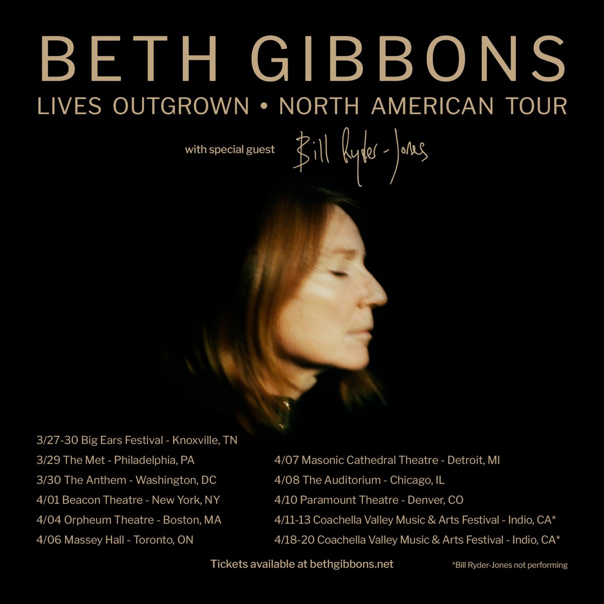 Portisheadinfo's tweet photo. From Beth: I am very happy that I’ll be returning to North America this spring performing my ‘Lives Outgrown’ album, starting on the 27th March.

Beth X

Sign up before Monday, January 20th @ 11:59pm ET to join the artist pre-sale.
https://t.co/93OArSRfhn https://t.co/8TAopfq600