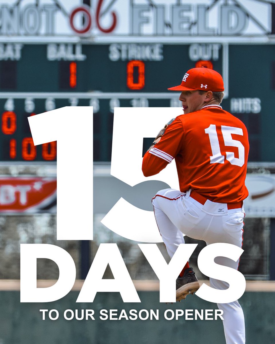 BaseballSRSU's tweet image. 1️⃣5️⃣ DAYS

#uncommontenacity #sulrossbaseball