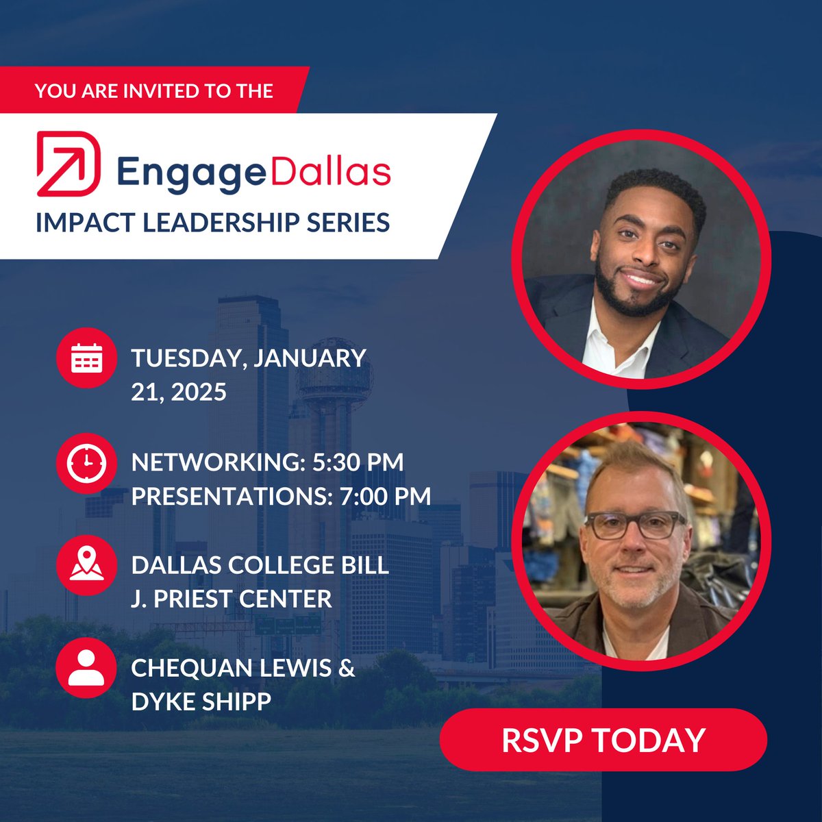 EngageDallas_'s tweet photo. Ready to ignite your leadership journey? The Engage Dallas Impact Leadership Series brings together leaders from Crunch Fitness and KFC to share insights and inspire the next wave of change-makers. Please email adam@engage-dallas.org to RSVP! #EngageDallas #LeadershipSeries https://t.co/10RiFW0Yuo