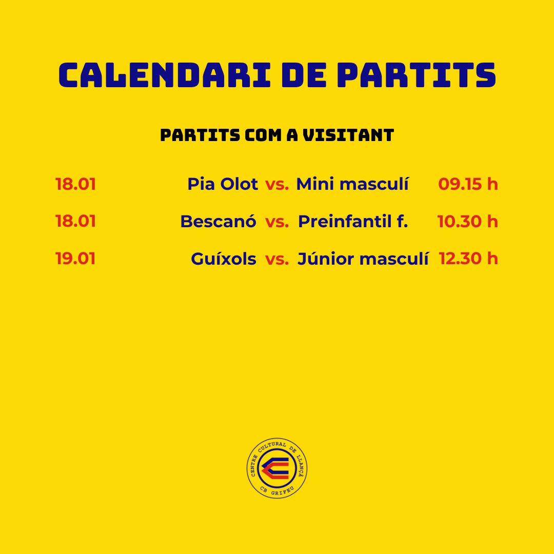 Club Bàsquet Grifeu-Llançà tweet media