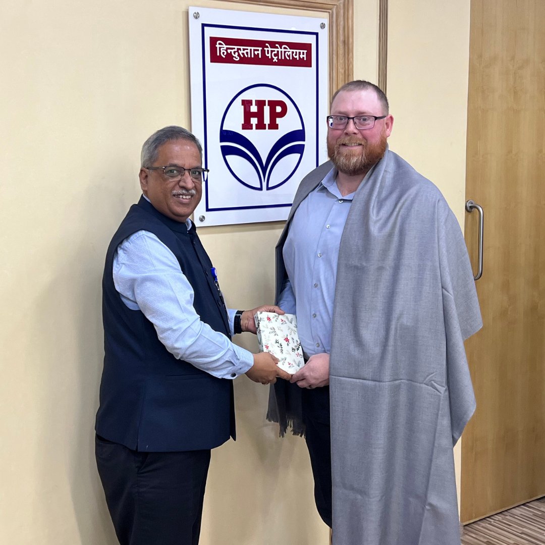 SorghumGrowers's tweet photo. Thank you to the U.S. Grains Council for welcoming sorghum representatives to the annual Joint Officer’s Mission in India! 🌾 

NSP, @USGrainsCouncil and @SorghumCheckoff leaders connected with industry leaders and discussed trade relations. https://t.co/PuYoEn8cis