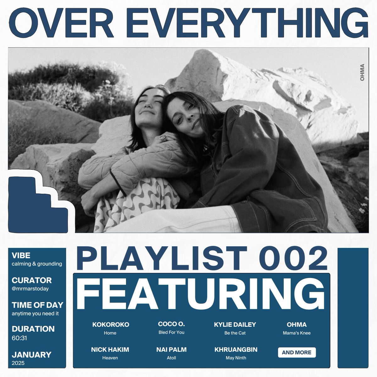 I curated a spotify playlist of songs that help keep me calm and grounded during turbulent times. if you are in need of a little musical medicine tap in ❤️‍🩹

open.spotify.com/playlist/30uYi…