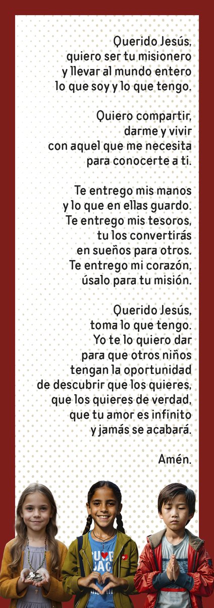 misionescuenca's tweet photo. ⭐️¡¡¡PLANAZO!!!⭐️: ¿Qué te parece si vamos preparando la Jornada de #InfanciaMisionera rezando por todos los niños misioneros y en territorio de Misión? ¡¡Y para que Dios haga de nosotros verdaderos niños misioneros!!🙏 ¡Al lío!: https://t.co/UEWDG9bPaH