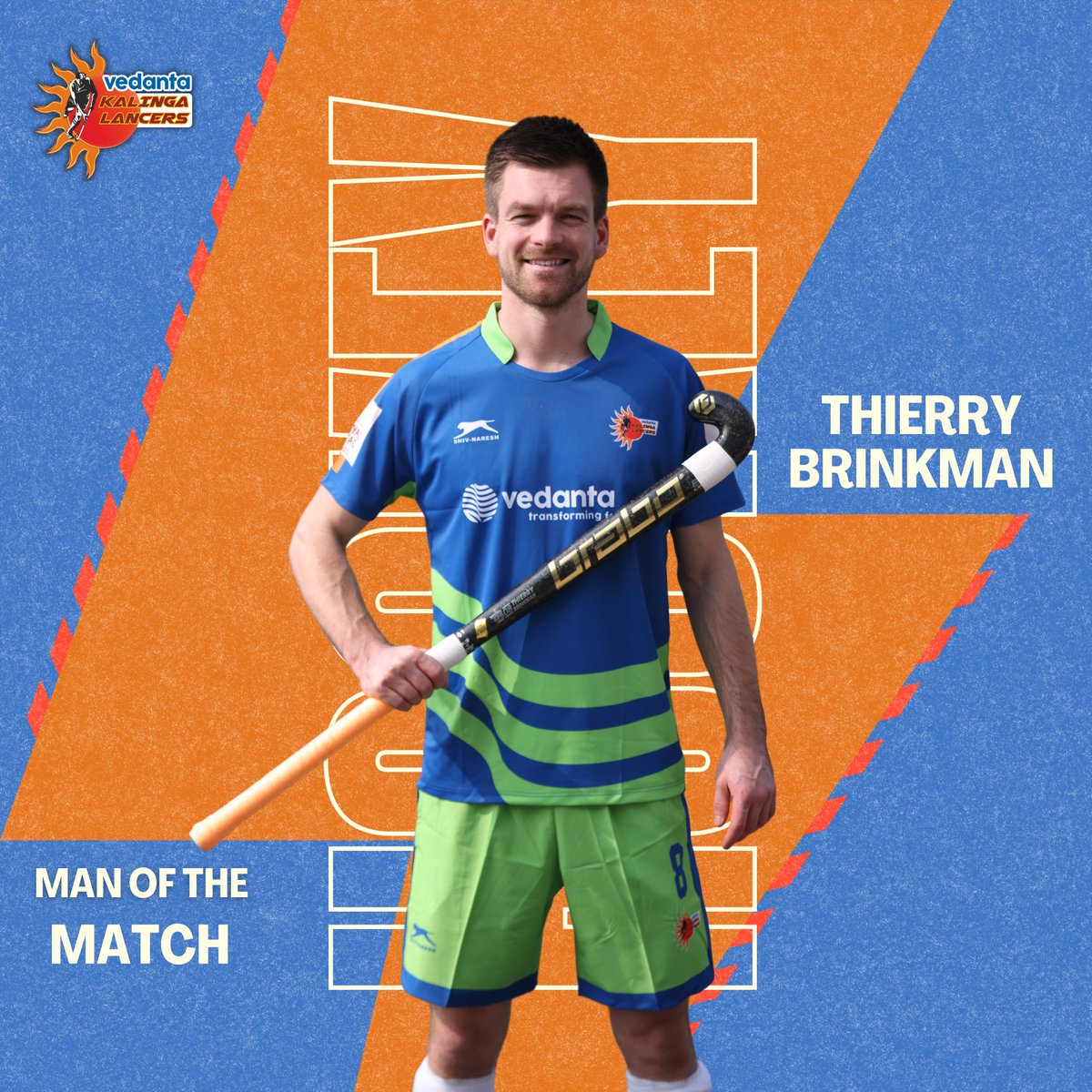 Kalinga_Lancers's tweet photo. Man of the Match, Star of the Match! 🌟

Thierry Brinkman was on fire tonight, scoring 2 sensational goals in our 5-1 victory! 💪🔥 

A performance worthy of applause, take a bow, Thierry! 🏑

@HockeyIndiaLeag @TheHockeyIndia @sports_odisha
@VedantaAluminum https://t.co/OAO2ToIKYO