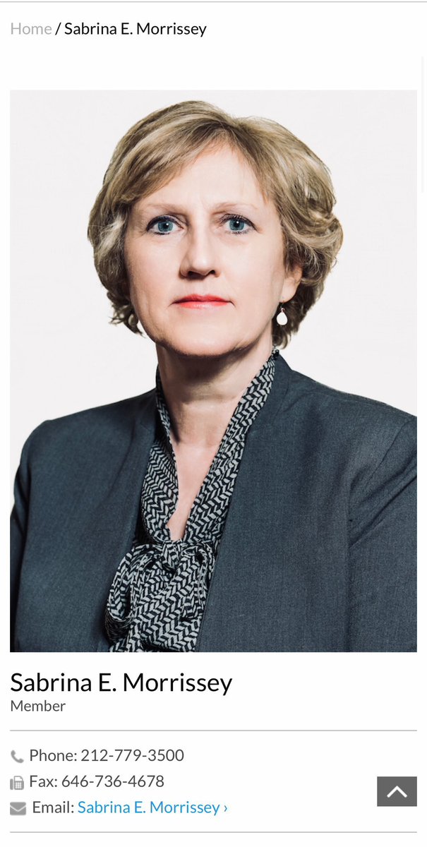 freebritplease's tweet image. This is Wendy Williams conservator Sabrina Morrissey. 

Sabrina has been successfully sued in the past for ‘conspiring to perpetuate a baseless guardianship’. The victim was awarded $5.5 million.  

Wendy spoke out today about the abuse she’s currently experiencing. #FreeWendy