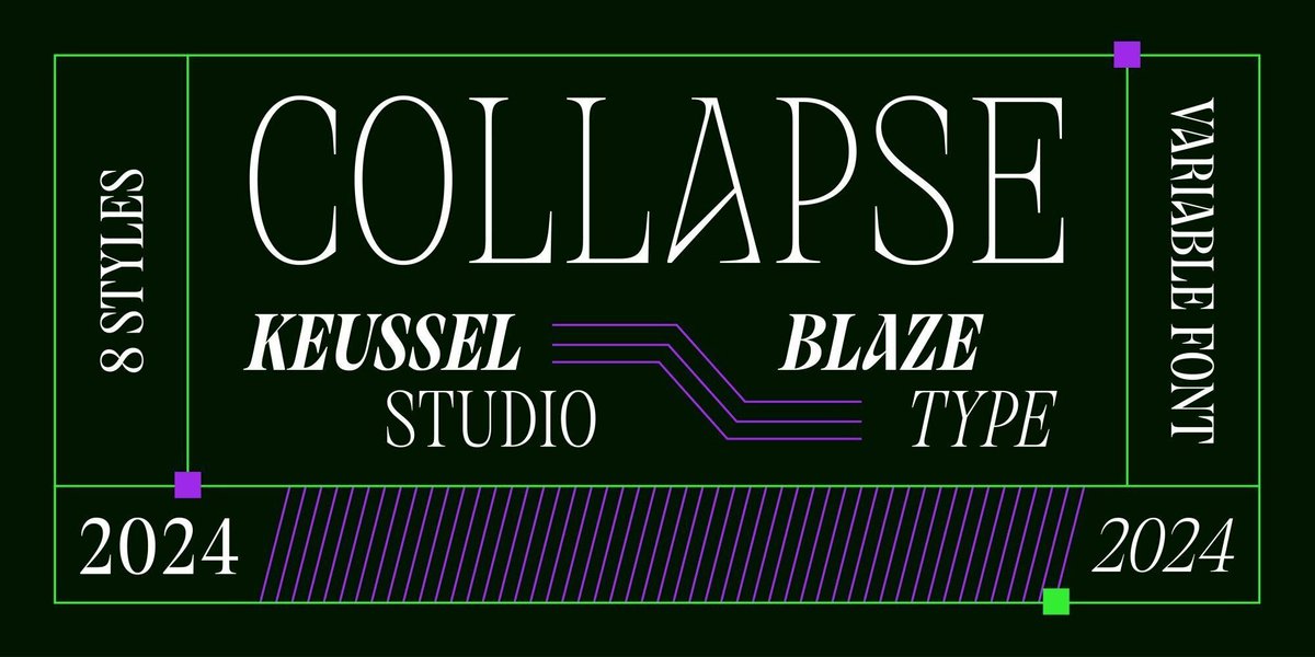 Mike Builds ◻️ (@mikecreativedev) on Twitter photo Different, but very nice little typeface from <a href="/BlazeFoundry/">Blaze Type</a>
Especially dig the thin and light variants! Different, but very nice little typeface from <a href="/BlazeFoundry/">Blaze Type</a>
Especially dig the thin and light variants!