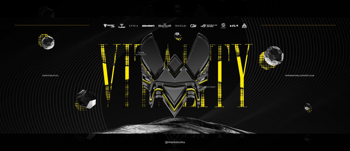 Header for <a href="/TeamVitality/">Team Vitality 🐝</a> 

Likes and retweets are appreciated!