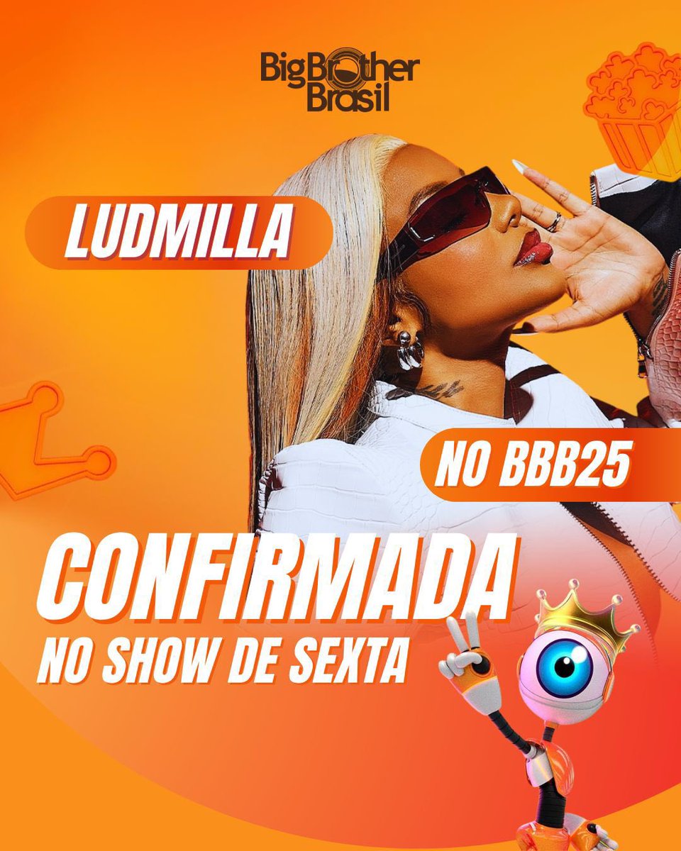 Catarinasdalud's tweet photo. É amanhã sextou bb confirmada @Ludmilla no bbb https://t.co/K972sJSjb0