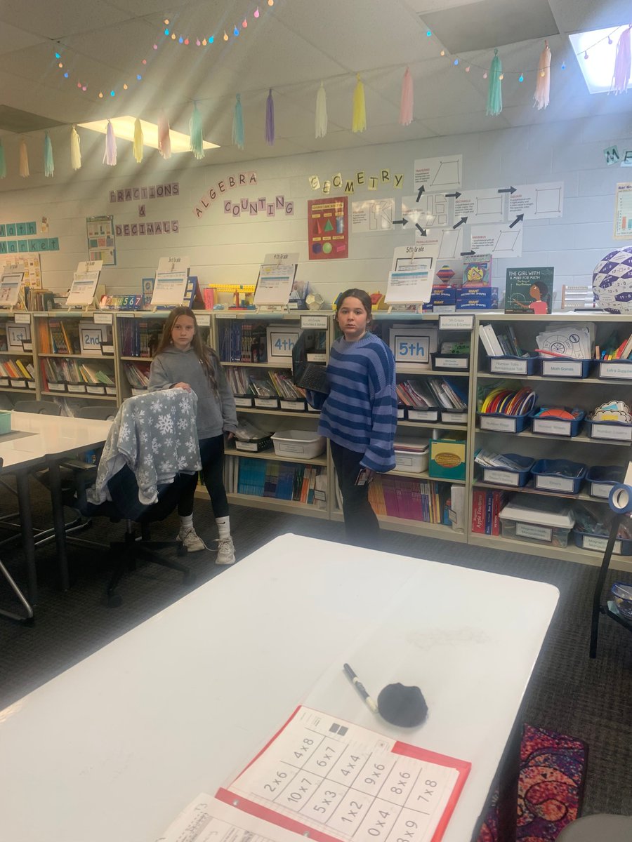 👫GHES Math Leaders helping mathematicians before the bell even rings in the morning! 🧮🔔