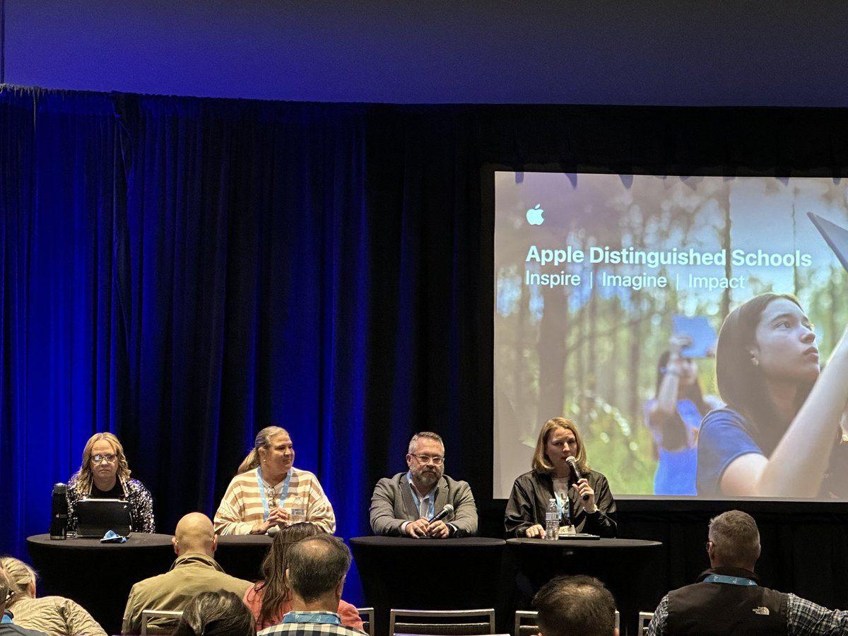 OLCHSTechCoach's tweet photo. @IamDrNaujokas did an amazing job presenting at FETC in the session “Inspiring Innovation in Apple Distinguished Schools”. We are lucky to have such an innovative leader at Oak Lawn High School #olchspride #FETC2025 https://t.co/n9EEychv0q