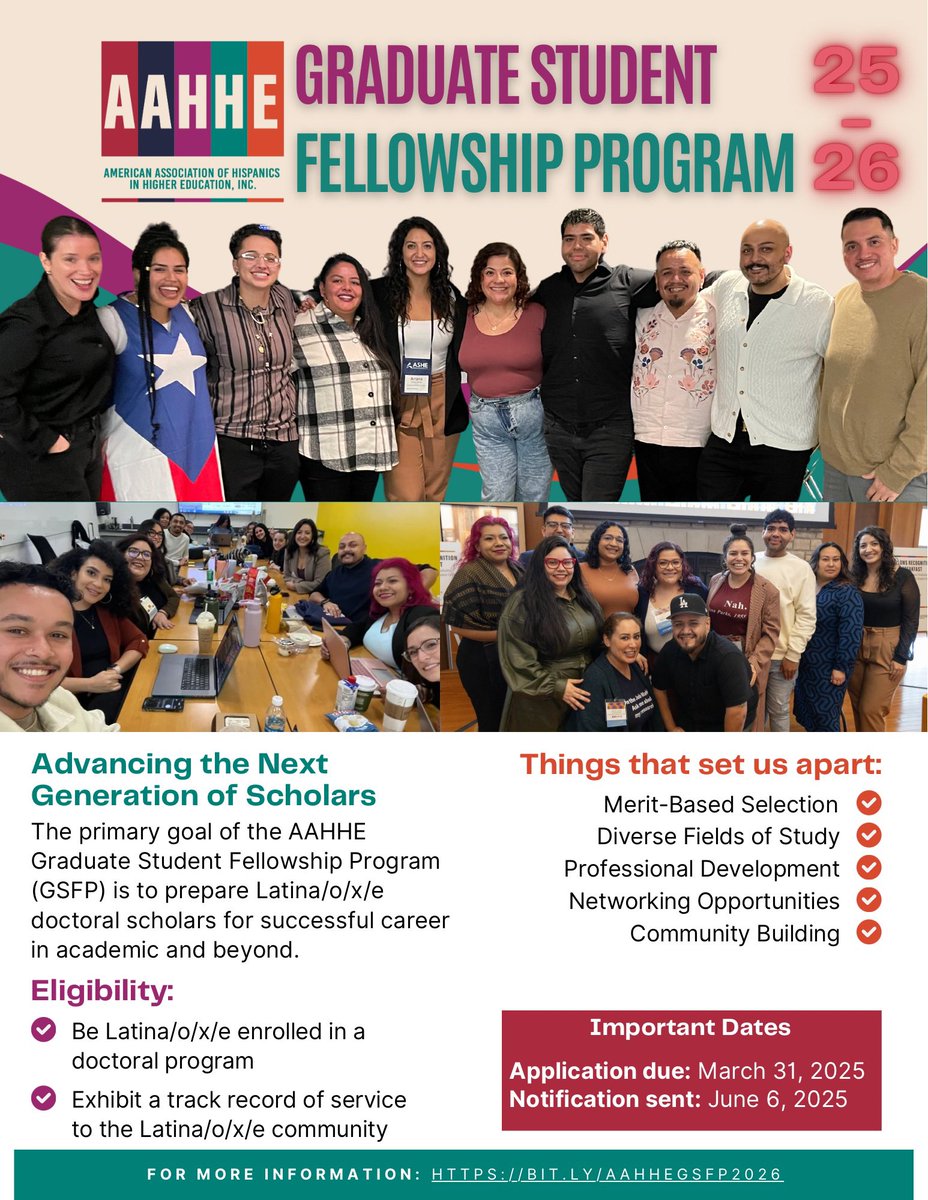AAHHE Graduate Fellows Program tweet media