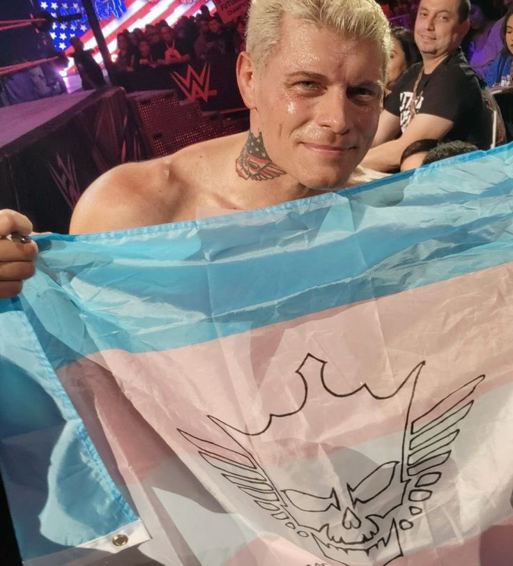 Und1sputedAngel's tweet photo. A VERY necessary thread of pro wrestlers supporting the LGBTQ+ Community

🧵:

The Elite - Kenny Omega, Hangman Adam Page, Matt and Nick Jackson, Cody Rhodes https://t.co/xtGqYTpytf