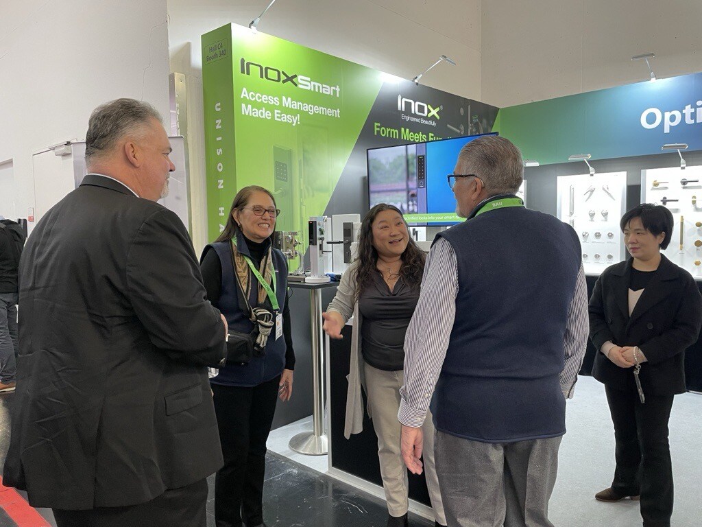 INOX Smart is making an impact at BAU in Munich! We’ve been meeting with distributors from across the globe, including Western and Eastern Europe, the Middle East, Australia, and Asia. We look forward to continuing these conversations and building new partnerships!