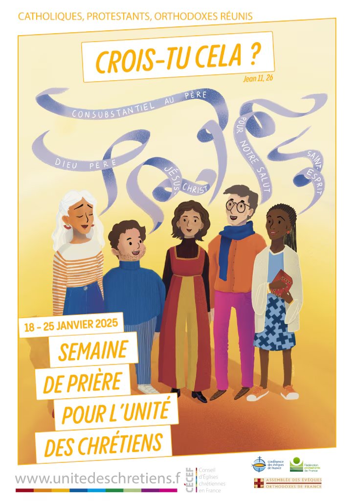 92catholique's tweet photo. Aujourd'hui débute la semaine de prière pour l'unité des chrétiens a lieu du 18 au 25 janvier 2025. 🙏✝️ https://t.co/AAjuAz7n2f